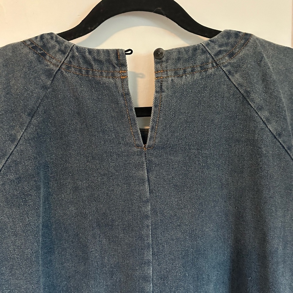 Anthropologie Potridge denim swing dress